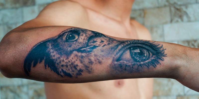 cicatrización de un tatuaje