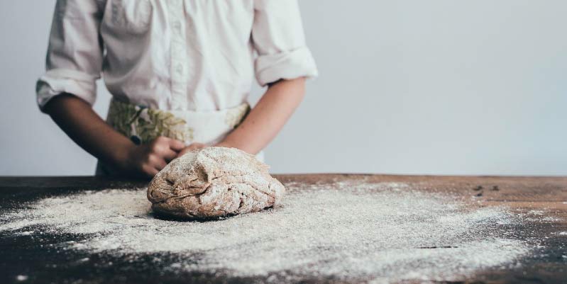 que harina se usa para hacer pan